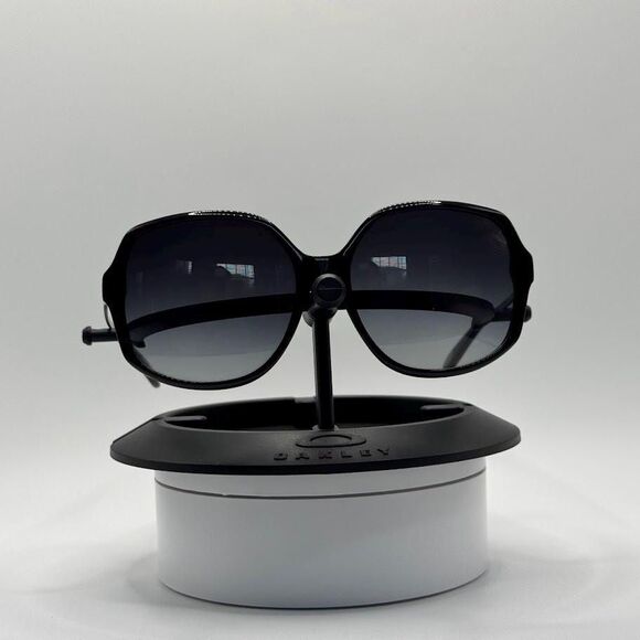 NEW Ladies Y2K Polo Ralph Lauren Large Sunglasses RA5139 Black & Silver 56/16 main image 6